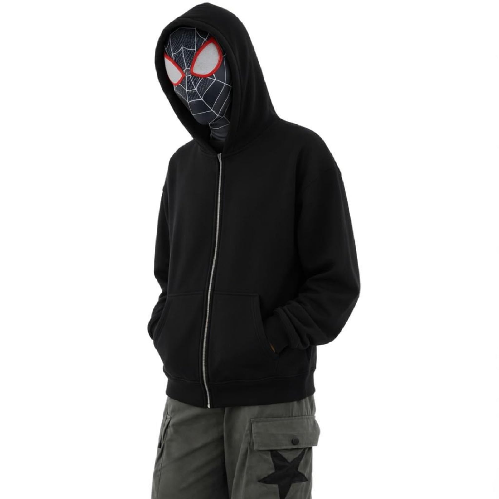 Spider Mask for Men/Women Superhero Mask Halloween Costume Fancy Dress