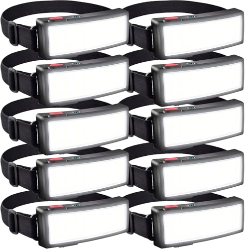 Linterna frontal LED para trabajar sin cortes de luz con batería recargable e impermeable