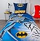 Wild South Shop Batman Bettwäsche DC Comics 80x80 + 135x200cm, 100% Baumwolle, Renforcé mit Reißverschluss