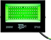 Refletor Holofote 200W Luz Verde A Prova D' Agua Bivolt Uso Externo