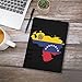 Venezuela Map of Flag Notebook A5 Binder 6 Ring Portable Planner Book Loose-Leaf Cover with 90 Sheets Paper for Home Office