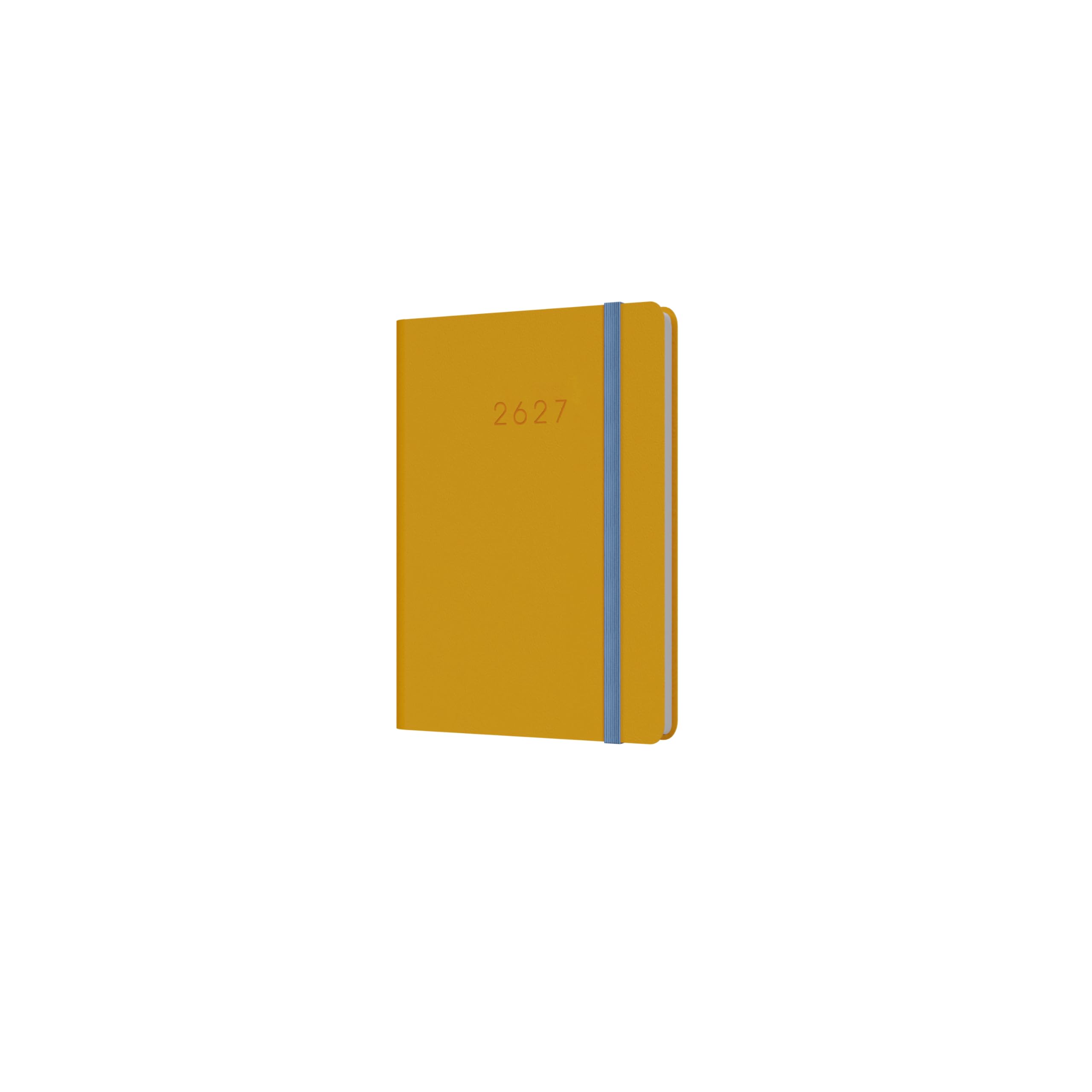 2026-2027 Mid/Academic Year Planner - 13 Month A6 Week-to-View Diary - Hard Cover - Collins Debden Legacy Range Yellow (CL63M.45-2627)