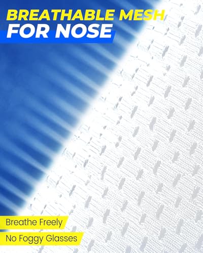 Image of Balaclava Face Mask with Glasses Holes for Men Women Summer Cooling Shiesty Mask Sun UV Protection for Motorcycle Work Ski