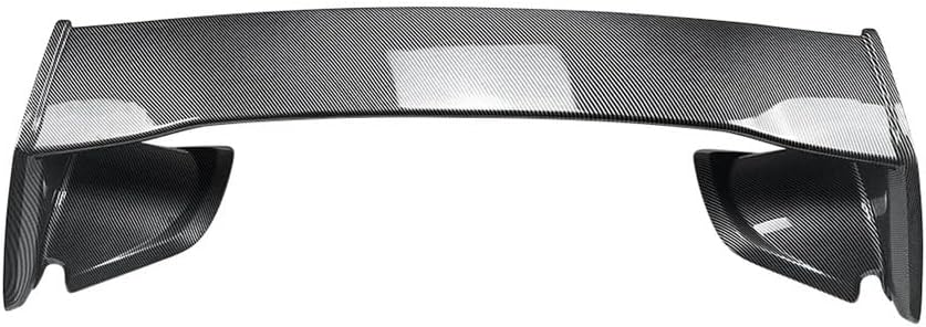 Roof Wing Exterior Styling Body Kits Upgrade Compatible with Subaru WRX STI VA 2015-2021 Carbon Fiber Look Rear Trunk Spoiler(Carbon Look)