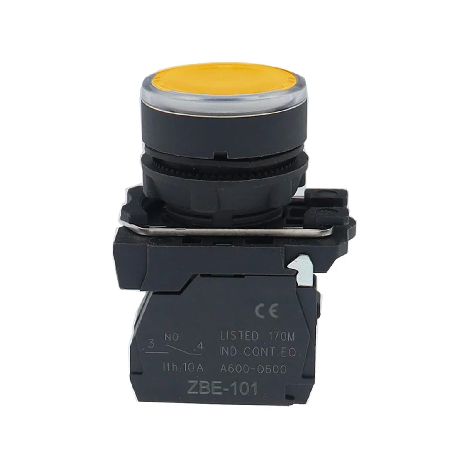 Interruptor momentáneo de botón 22mm para paneles de control 24V 5