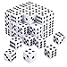 GWHOLE 50 Stück Würfel Standard Spielewürfel weiß 14 mm 6-seitig im rechten Winkel Dice Spielzubehör Set für Würfelspiele Tischspiele 50 Set günstig Kaufen-GWHOLE 50 Stück Würfel Standard Spielewürfel weiß 14 mm 6-seitig im rechten Winkel Dice Spielzubehör Set für Würfelspiele Tischspiele