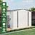 ARMSET 8x6 FT Metal Outdoor Storage Shed for Backyard, Patio, and Garden - Heavy Duty Tool Shed with Lockable Door & Side Window, Waterproof Galvanized Steel Storage Building for Bike and Tool Storage