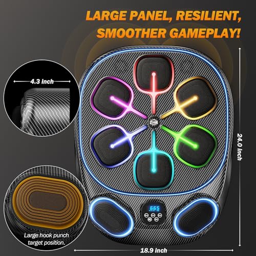 Image of 2025 Music Boxing Training Machine for Adults Fitness Equipment Durable Dummy Punching Bag Boxing Machine - Large