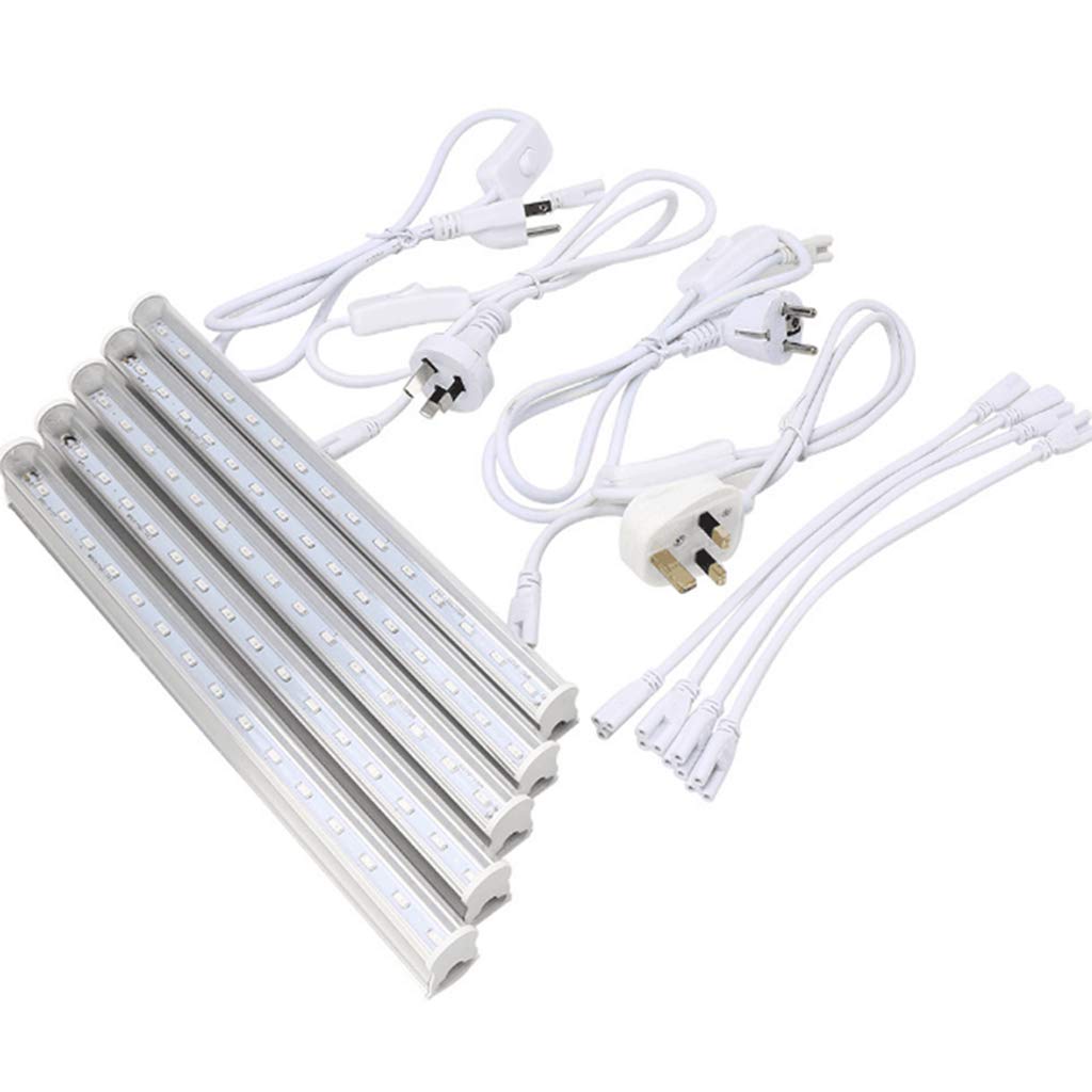 Plant Grow Light, Plant Growing Lamp, Grow Light Bar para Plantas de Interior, 5 * 6W, Stick To Anywhere, Grow Lamp USB Plug-in Powered Led Plant Light