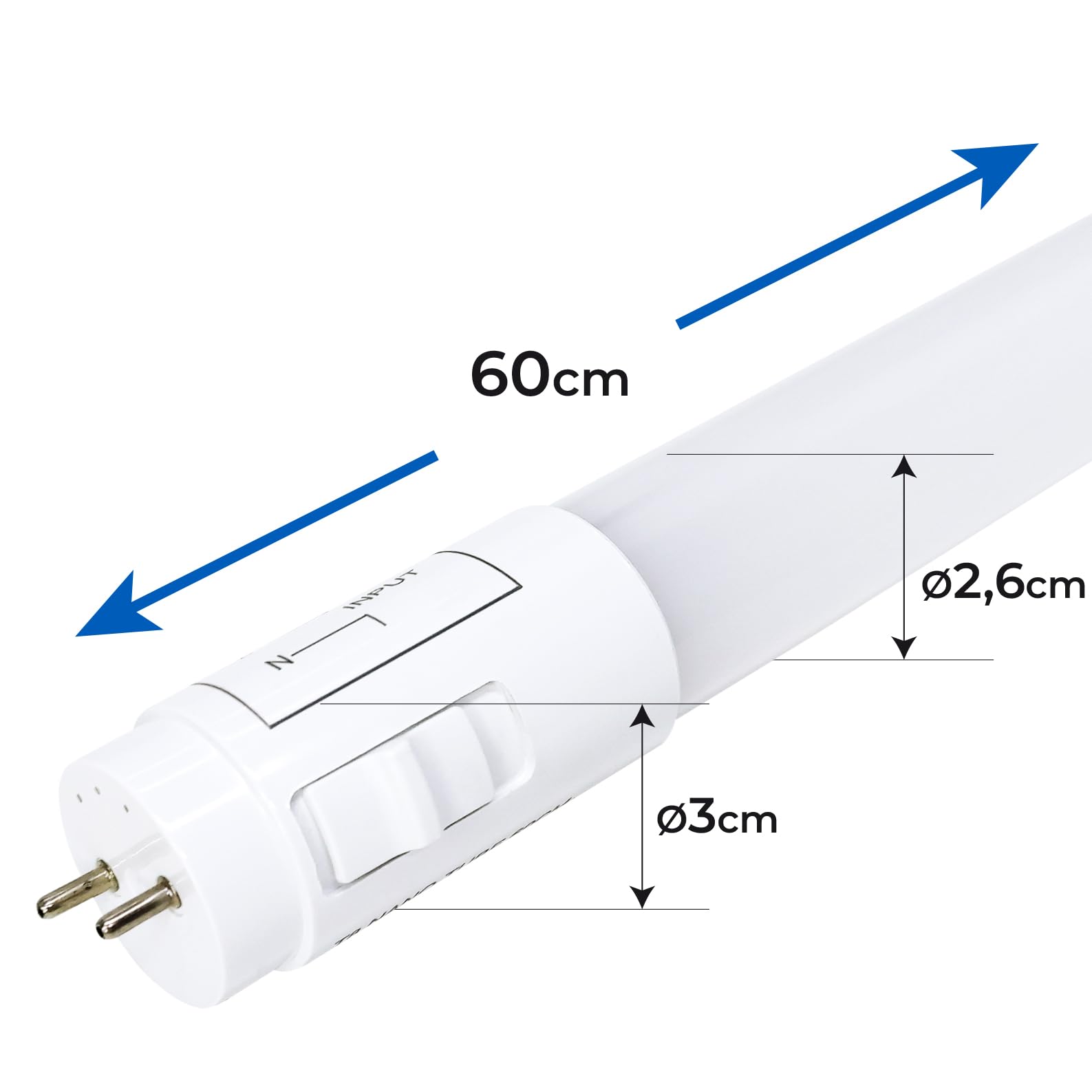 LED ATOMANT 24x Tubo LED T8 60cm 9W CCT 3000-6500K 1100lm