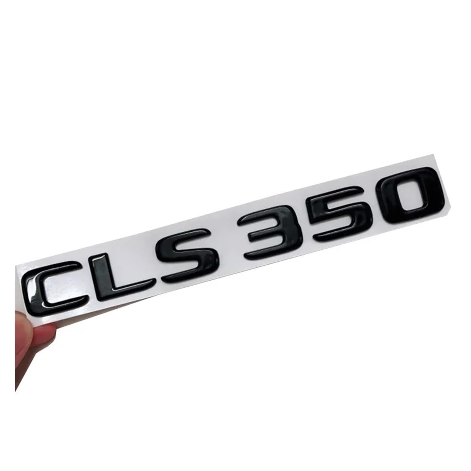 3D ABS Glossy Black Car Rear Trunk Badge Letters Sticker Logo CLS 350 4MATIC Emblem Fit for Mercedes CLS350 W218 W219 Accessories(CLS350)