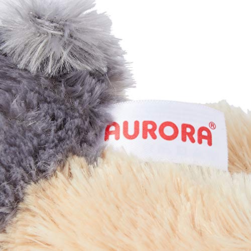 Aurora, 31300, Mini Flopsies Cutie Yorkshire Terrier, 20,3 cm, weiches Spielzeug, cremefarben, 20,3 cm