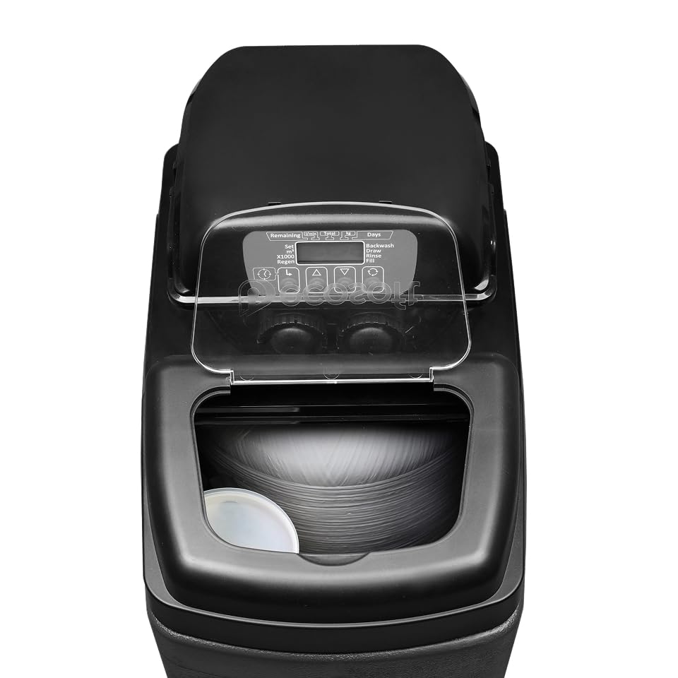 Ecosoft Pink 150 water softener | addolcitore compatto per acqua dura | valvola digitale volumetrica a basso consumo | installazione sotto lavello | protezione dal calcare