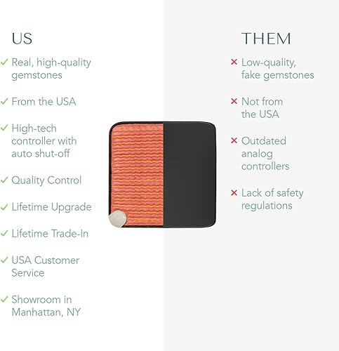 Miniatura 6 de HealthyLine, TAO-SOFT-1818, TAO MAT Pequeño 1818, Piedras preciosas amatista, turmalina, obsidiana., 1