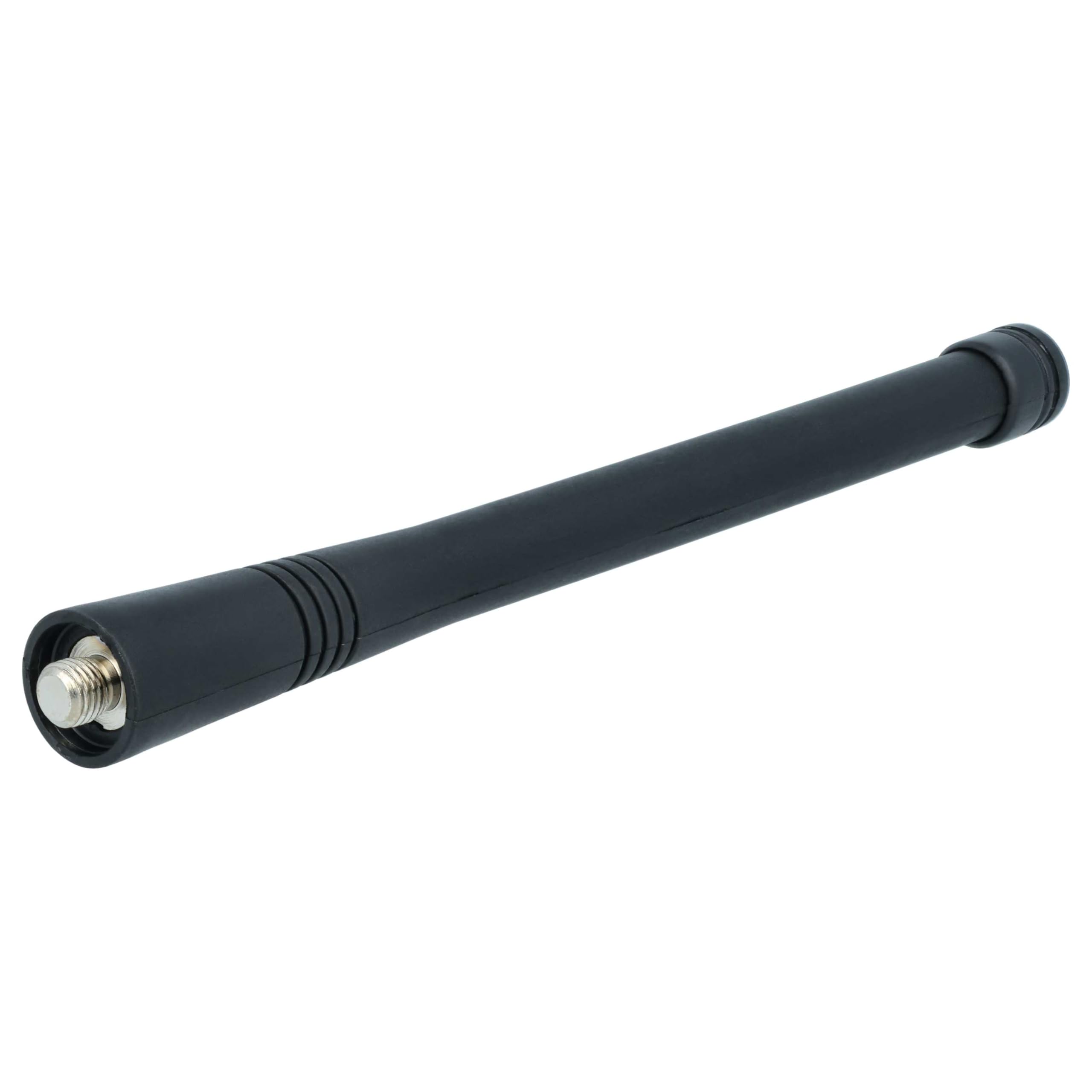 vhbw Antena kompatybilna z Motorola HT600, P200, P210, HT50, P100, PR400, HT750, P1225, PR860, HT1550XLS, P10, P50 radiotelefon - 15 cm, czarna