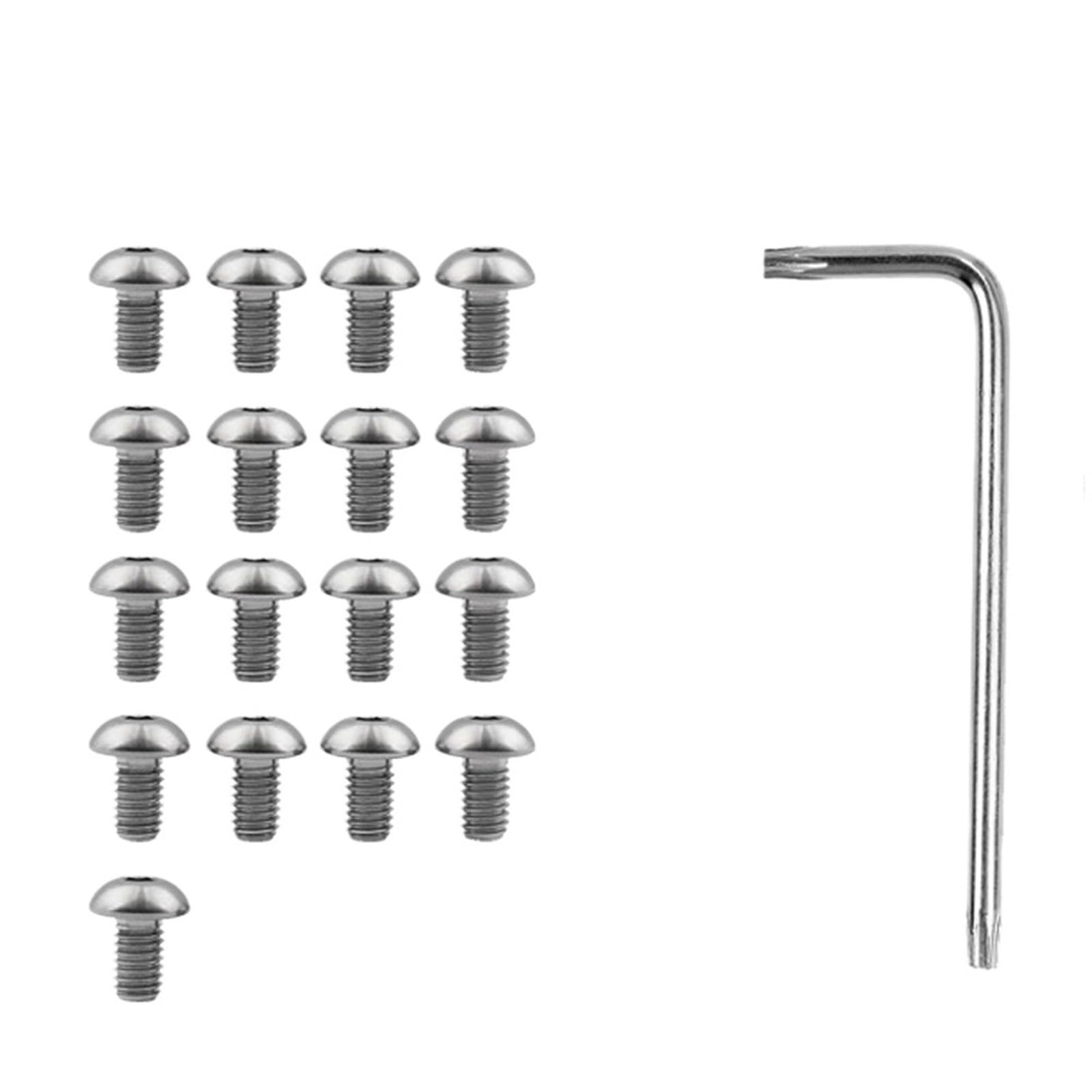 17 Viti for Coperchio Inferiore della Batteria, Viti in Metallo e Acciaio Inossidabile, compatibili for Xiaomi, compatibili for Le Parti riparate dello Scooter Elettrico Mijia M365 e PRO