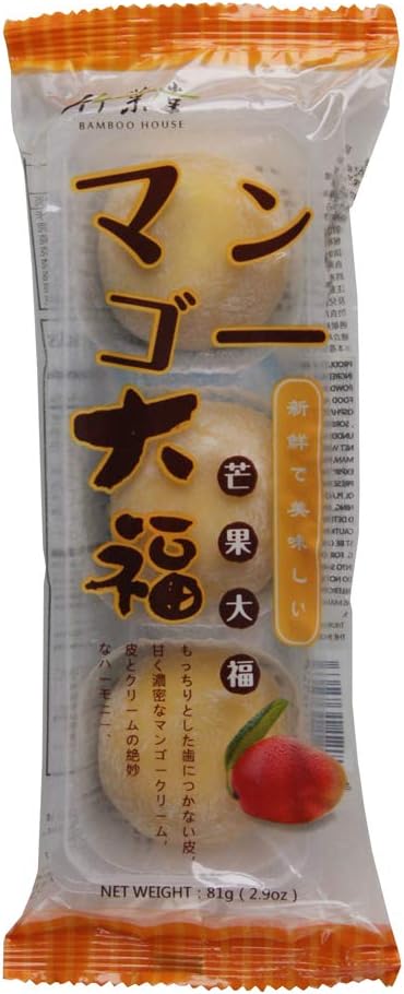 Bamboo HouseFruit Mochi - Mango 3 Pieces 81g