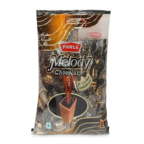 Image of Parle Melody Chocolaty Candy, 371.45Gram - Strawberry, Caramel, Chocolate