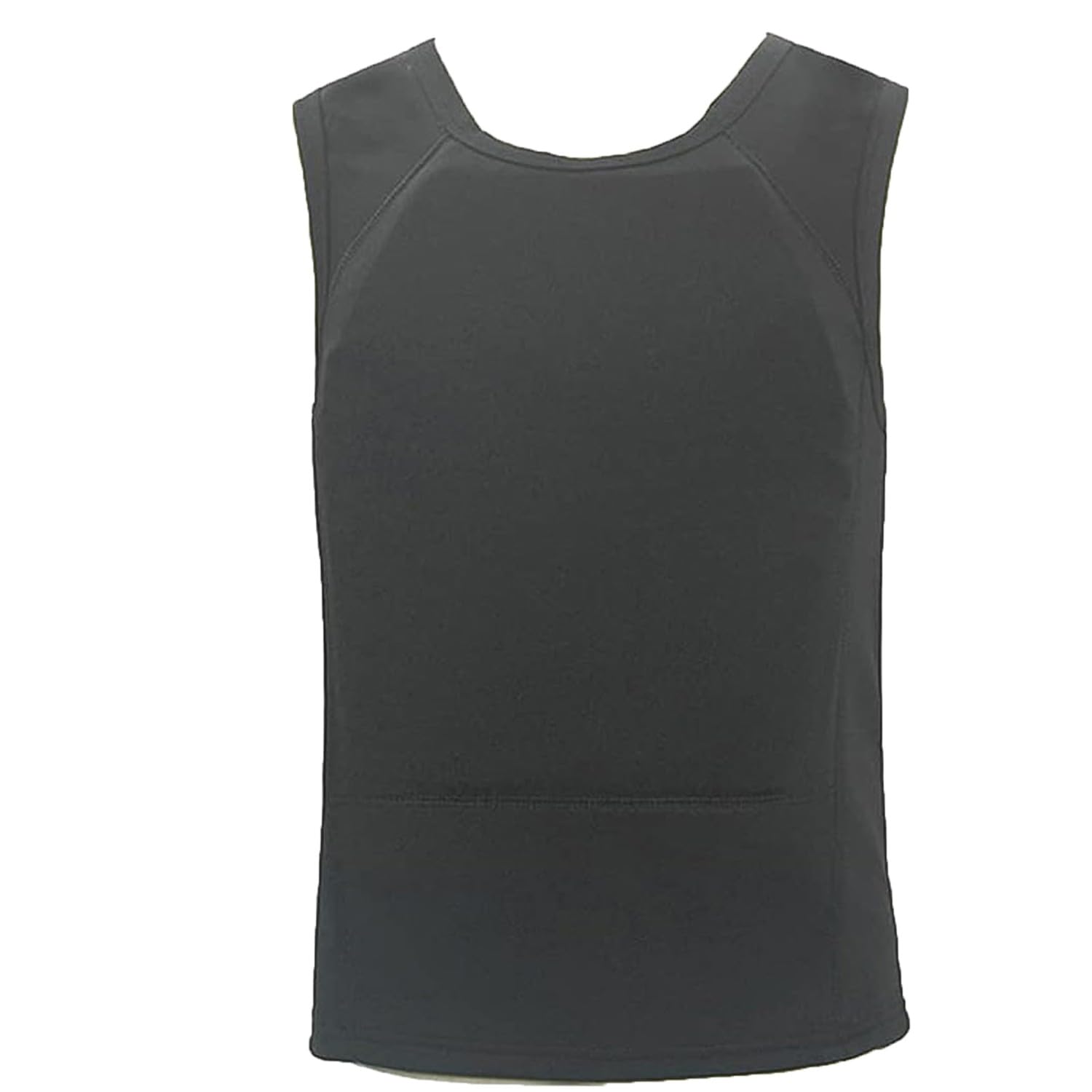 Bulletproof Vest, Concealable Discreet Executive Bulletproof Vest IIIA level Soft Anti-Bullet T Shirt Work Clothes Stab-Resistant Vests for Men Wome Safety Protection B,XXL