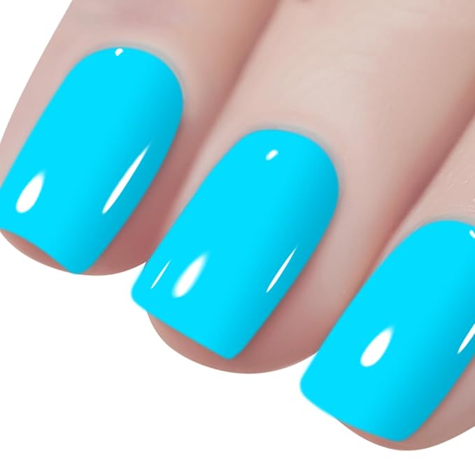 Esmalte de uñas en gel color azul celeste 16ml miniatura 2