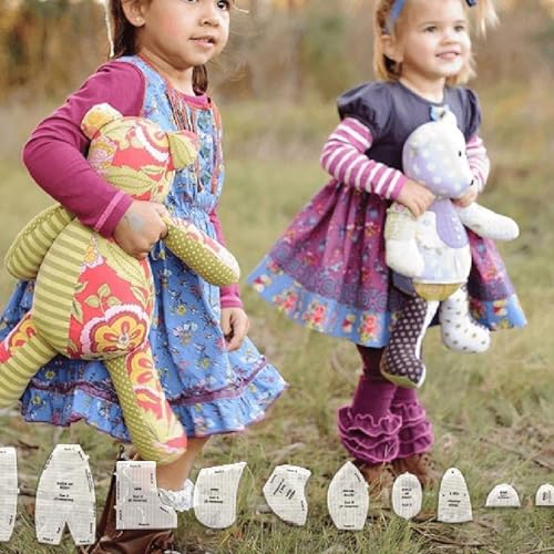 Conjunto de Régua de Modelo de Urso de Memória de 30 Peças para Costura Iniciante, Fácil de Usar, Mo