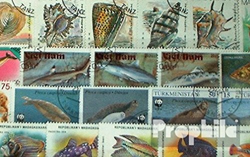 10 Verschiedene Wal-Briefmarkenblöcke – Sammlerkollektion Wassertiere Von Prophila