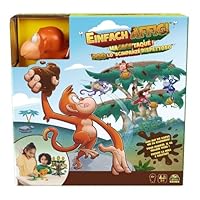 Spin Master Games - Simply Monkey - The Fun Children's Game with Flying Kneading Balls - Who gets the most bananas from the tree? For 2-4 clever monkey friends from 4 years