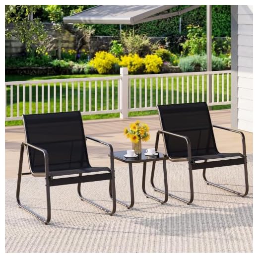 Stylish Outdoor Patio Bistro Chairs Set
