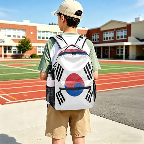 Sac à dos GuoChe 6 compartiments avec doublure peau de pêche pour ado de 7 à 18 ans - 7