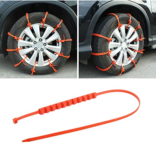Correntes antiderrapantes para pneus, 20 peças, correntes de pneus de nylon antiderrapantes para car