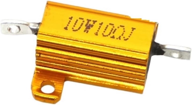 10W 25W Aluminum Power Metal Shell Case Wirewound Resistor 0.01~30K 1 2 3 5 6 8 10 20 100 150 1K 10K ohm DIYGBA RX24 resistance(25W-1.5R)