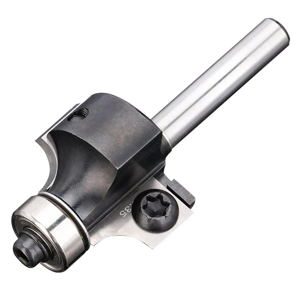 Fresa Gambo Da 6 Mm Raggio Da 6,35 Mm Inserto In Carburo Sostituibile Fresa Per Arrotondamento Degli Angoli