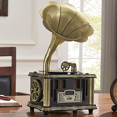 Tourne-Disque, Haut-Parleur Bluetooth rétro, Platine Vinyle Vintage en Forme de Gramophone avec entrée auxiliaire, Lecteur USB, Double Piste, phonographe - Les Beatles, Paul McCartney, John Lennon, RIngo Starr, George Harrison Tourne-Disque, Haut-Parleur Bluetooth rétro, Platine Vinyle Vintage en Forme de Gramophone avec entrée auxiliaire, Lecteur USB, Double Piste, phonographe