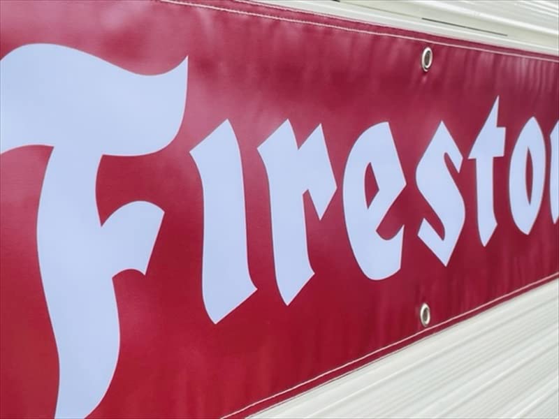 Amazon | Firestone ファイヤーストーン ビニール バナー | カー