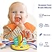 Warm Feather Baby Toys Silicone Suction Cup Toy for High Chair Toddler Sensory Toys for 6-12 Months Baby Montessori Toy for 1 Year