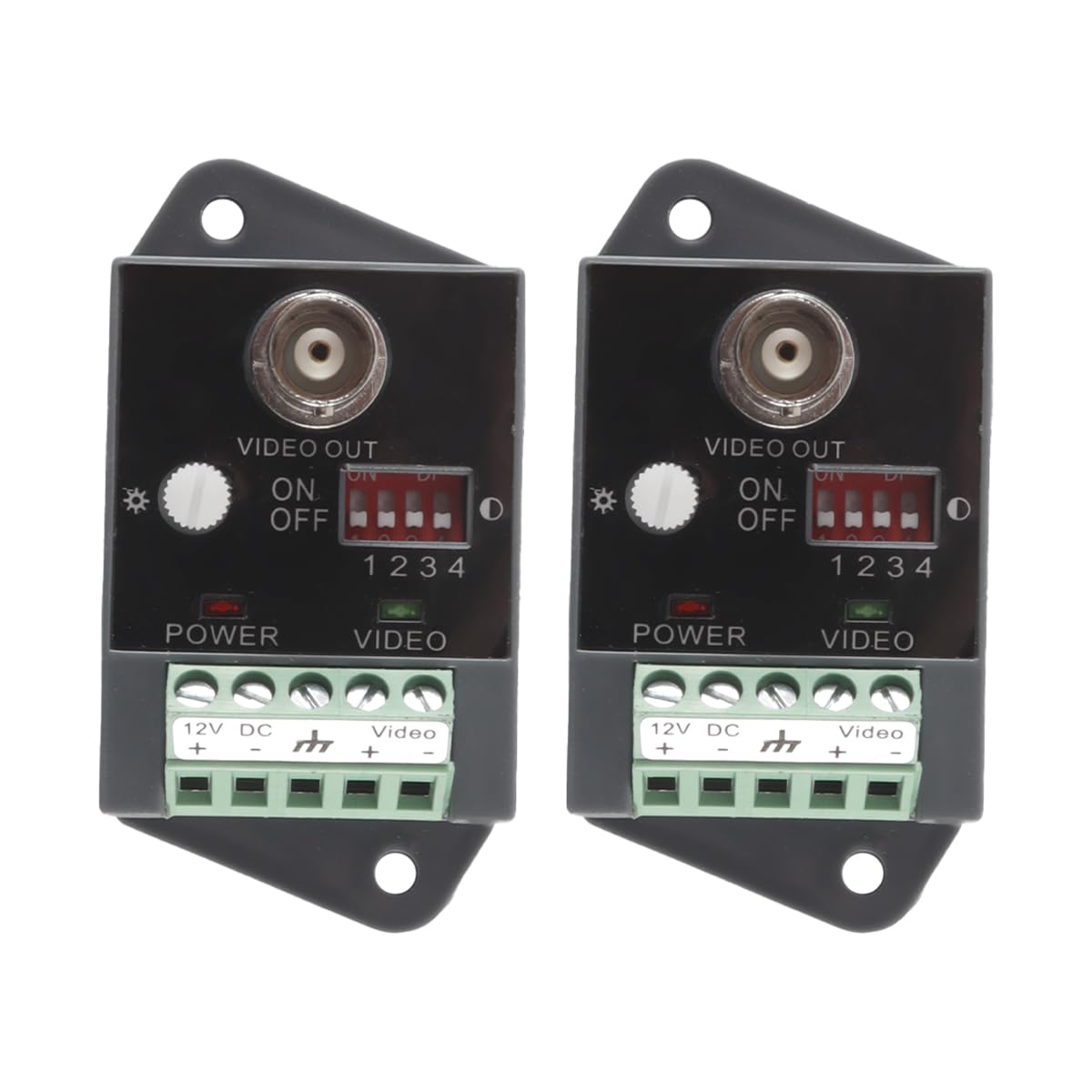 Orivin Single-Channel Active Video Balun for CCTV HD-TVI CVI AHD Active HD Video Transceiver