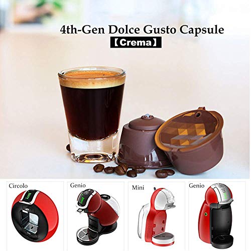 i Cafilas Filtros recarregáveis de cápsulas reutilizáveis para cápsulas de café da Nescafe Dolce Gus