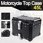 45L-Motorcycle-Top-Case-Universal-Heavy-Duty-Aluminum-Powersports-Helmet-Bags-Waterproof-Tail-Box-Trunk-Storage-Luggage-Universal-Motorcycle-Accessories-with-Security-Lock-Rear-Top-Box-Vehicle-Bag