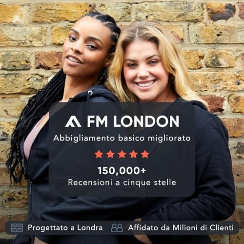 FM London (confezione da 6) calzini in bambù da donna, Calzini da donna semplici e fantasia progettati per sentirsi morbidi e resistere agli odori, Calzini multicolori e neri da donna, Nero, 37-42 - 6