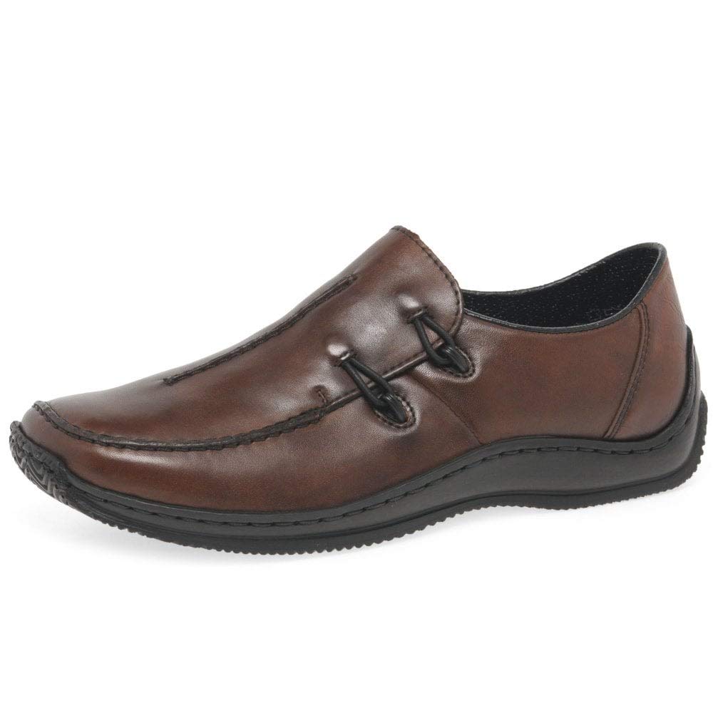 Rieker Damen Halbschuhe Braun womens Moccasin