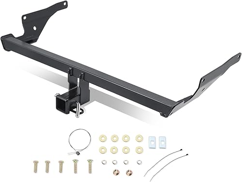 Auto Dynasty Receptor y pasador de remolque trasero de 2 pulgadas de clase 3 compatible con Mazda CX5 2013-2023, recubrimiento en polvo negro