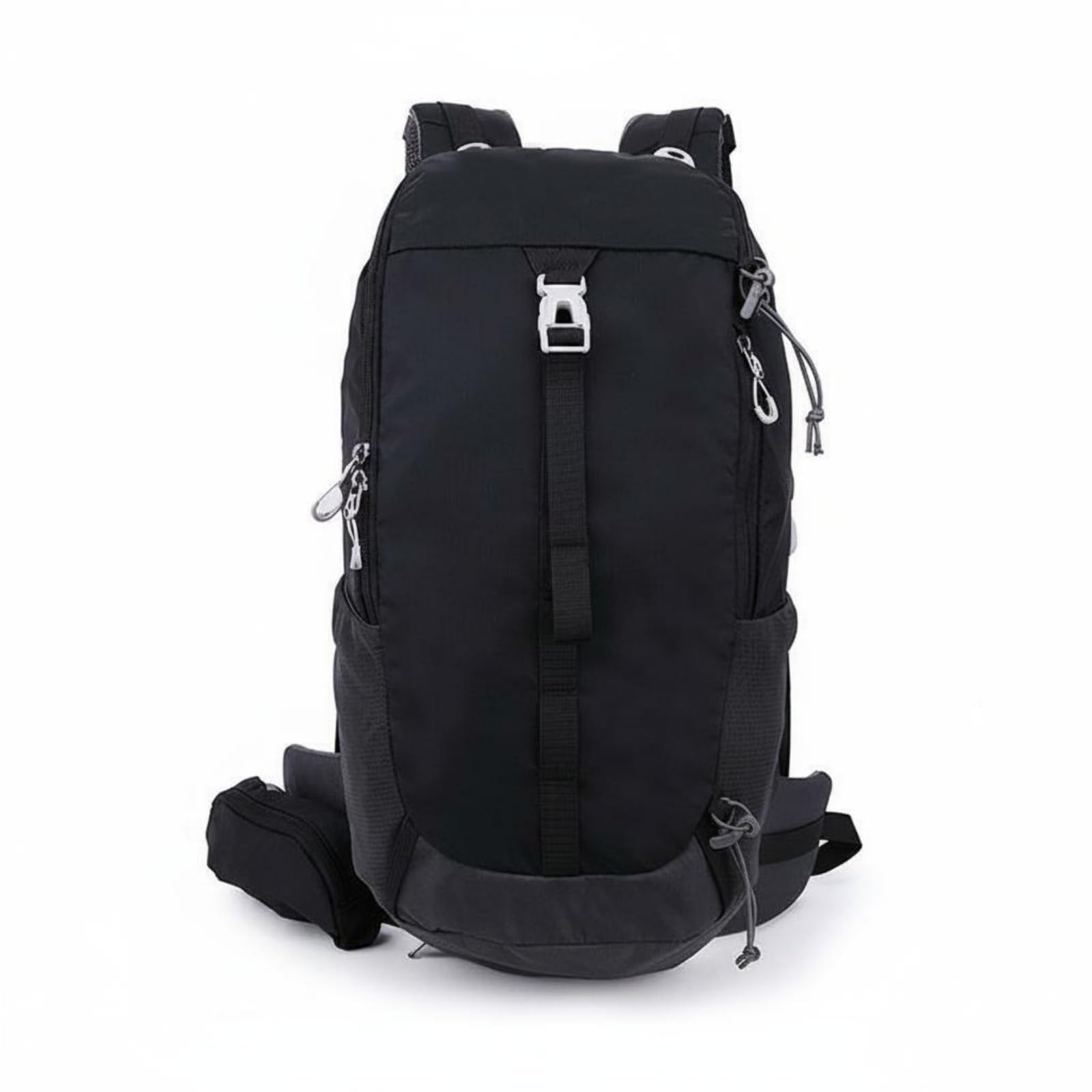 APIRILY Hiking Backpack Lightweight Trekking Backpack Reinforced Stitching Mountaineering Rucksack for Mountain Climbing, Travel, Black-picture-54