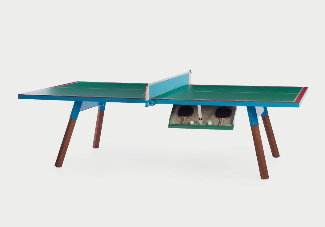 Tavolo Ping Pong interno/esterno magenta, Playtime Verde
