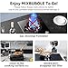 Portable Range Hood Portable Exhaust Fan for Kitchen with Adjustable Angle Height and 3 Detachabl Washable Filters 2 Speed and Low Noise Non Consumable Kitchen Exhaust Fan for Indoor BBQ Hot Pot RV