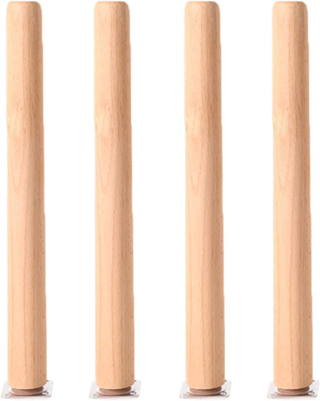 Amazon.com: 4 Pcs Woodniture Feet Round Shapeniture Support Legs ...
