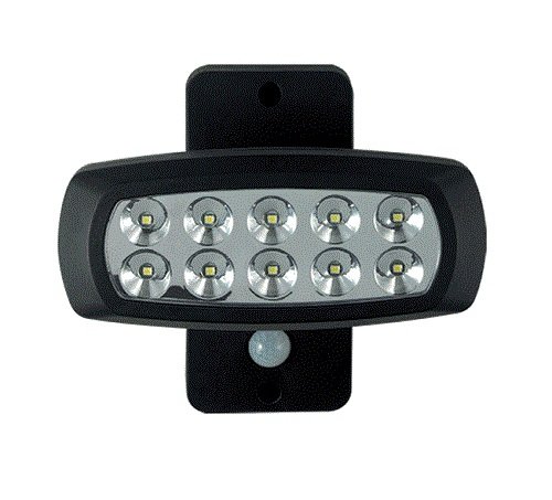 Preisvergleich Produktbild Mauk 1849 Solar LED Strahler Beleuchtung mit Bewegungsmelder 10LED`s