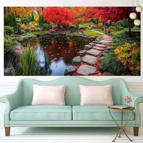 Diamond painting adulte bord de mer pour salon moderne et relaxant