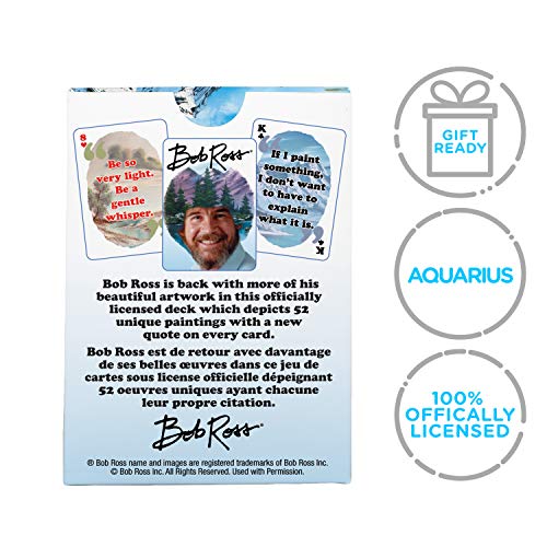 Baraja de Cartas Bob Ross Tamaño Poker miniatura 7