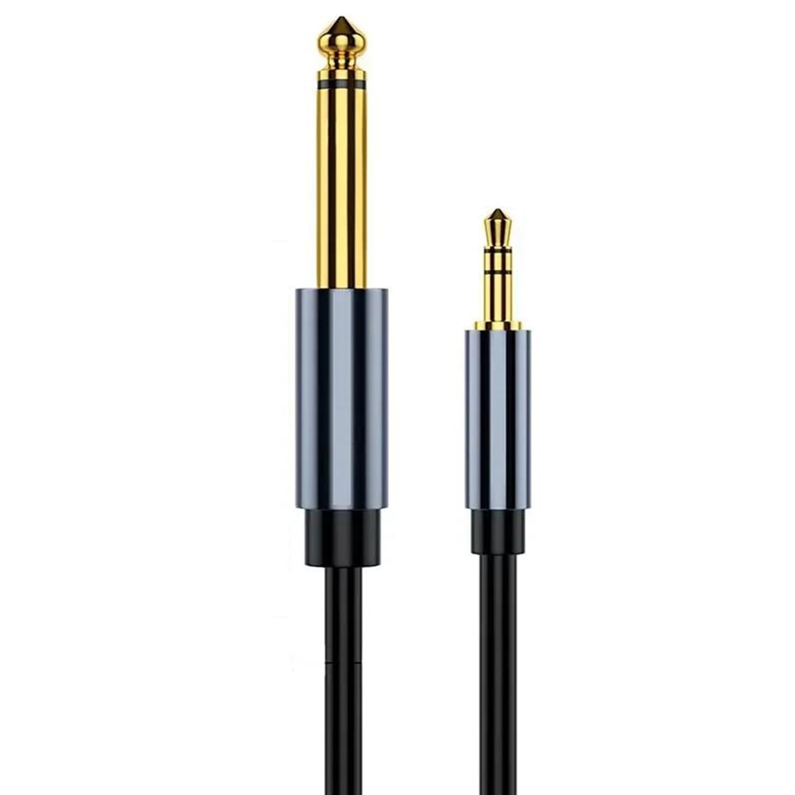 Kabel Audio 3,5 Mm Do 6,5 Mm Jack Z Męskiego Na Męskie Kable Stereo Do Wzmacniacza, Miksera, Głośnika Gitarowego Kabel do Instrumentów Gitarowych (Color : TS, Size : 5m)