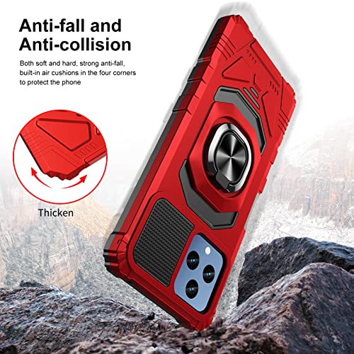 Ailiber for T-Mobile Revvl 6/6X 5G Stand Case, Screen Protector-Red by Ailiber - Used condition - Image 5